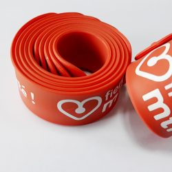 Vòng tay cao su tự gập in logo theo yêu cầu
