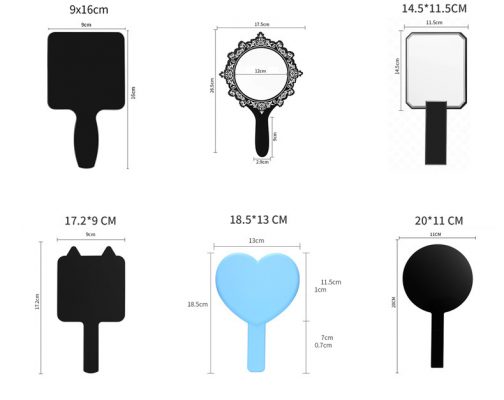 Các loại gương có cán in logo theo đặt hàng