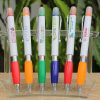 Bút Bi Có Highlight - Dạng Xoay 2 Bút bi nhựa 3970B in logo theo yêu cầu